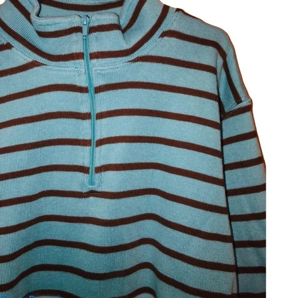 LL BEAN EUC BOYS BLUE COTTON SWEATSHIRT TOP SHIRT SWEATSHIRT CASUAL SIZE XL 18 - Picture 1 of 2